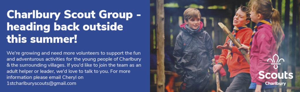 Charlbury Scouts nearest to Enstone want volunteers